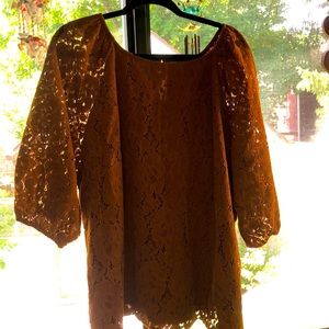Lace courderoy shirt